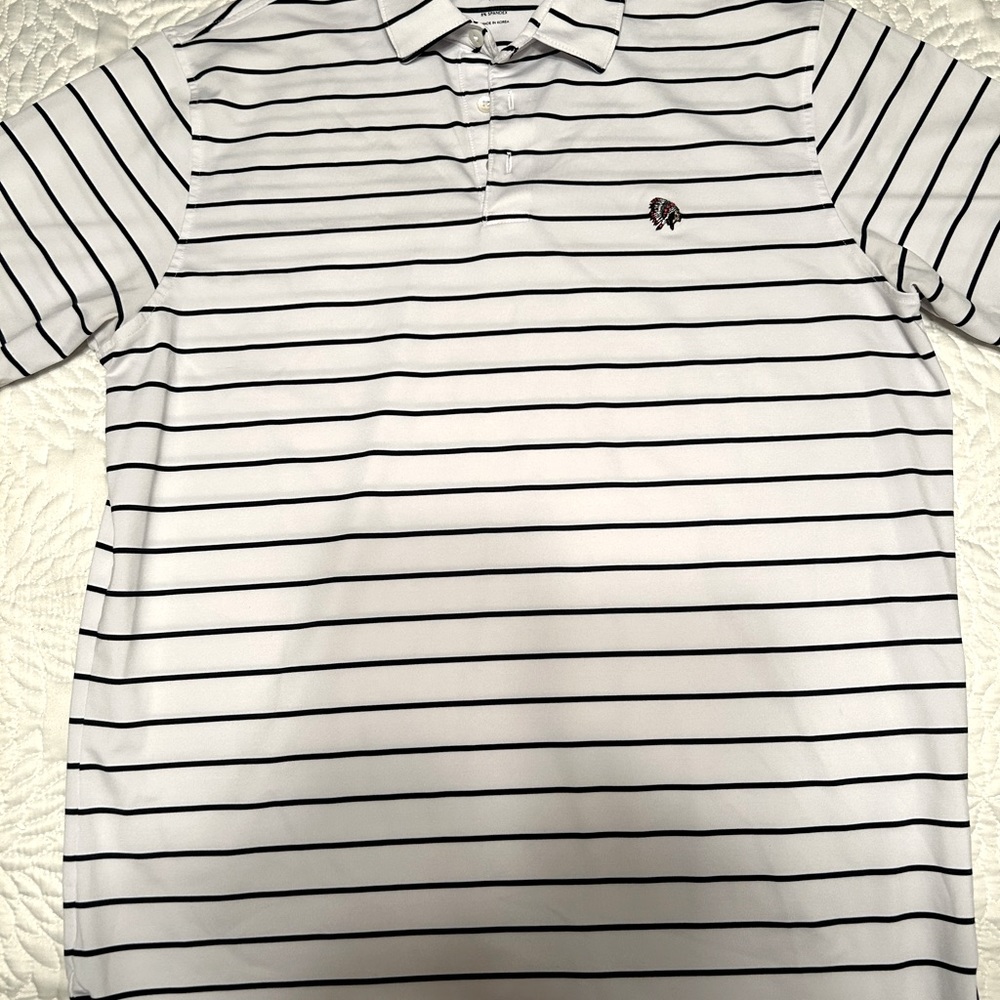 Johnny o med so. Woven gif shirt used but in excellent condition